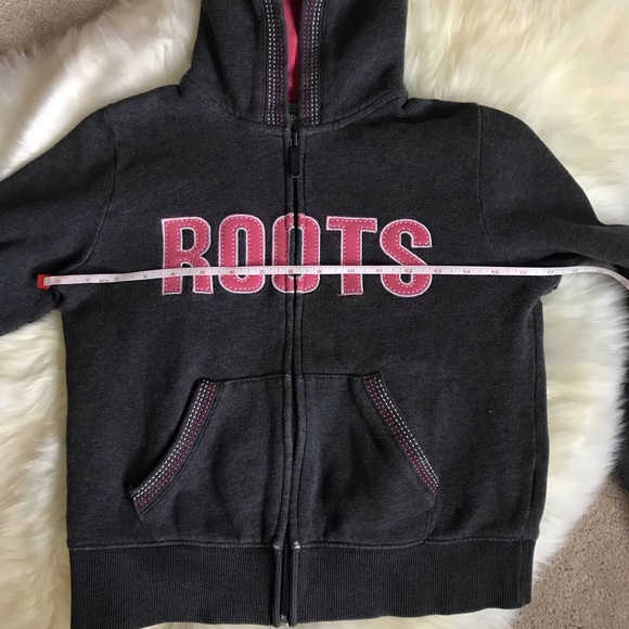 ROOTS Girls Hoodie Sweater w/ Zipper -XL (11-12yr) - Picture 7 of 8